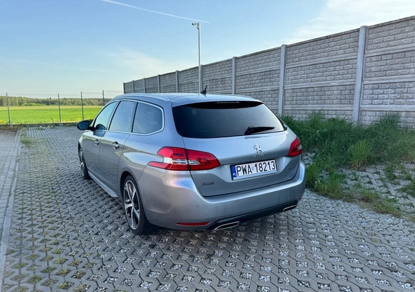 Peugeot 308 cena 47900 przebieg: 191000, rok produkcji 2016 z Skoki małe 79